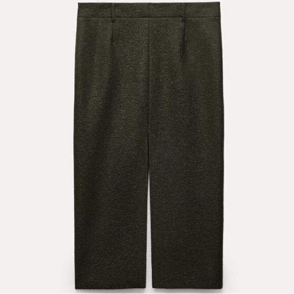 ZARA SLIT 100% WOOL SKIRT ZW COLLECTION - Picture 10 of 13